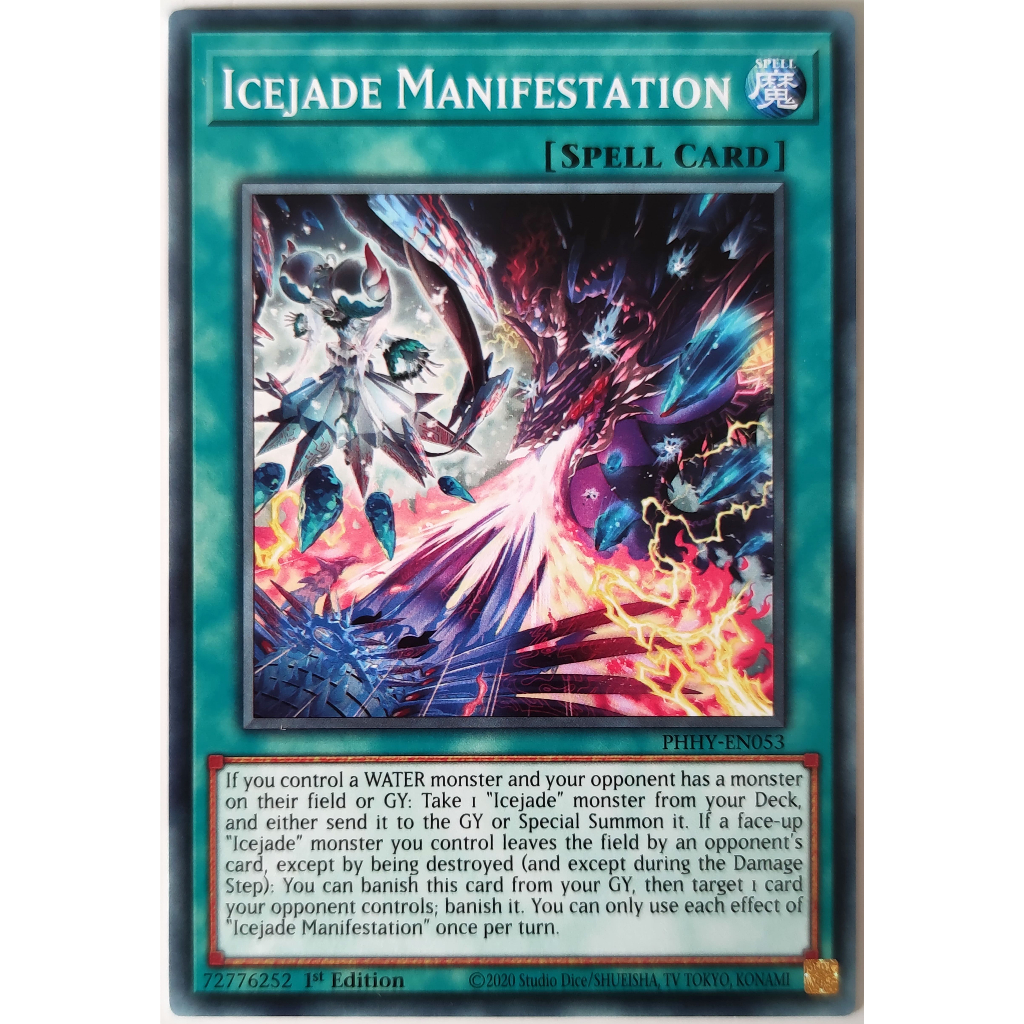 [Thẻ Yugioh] Icejade Manifestation |EN| Common