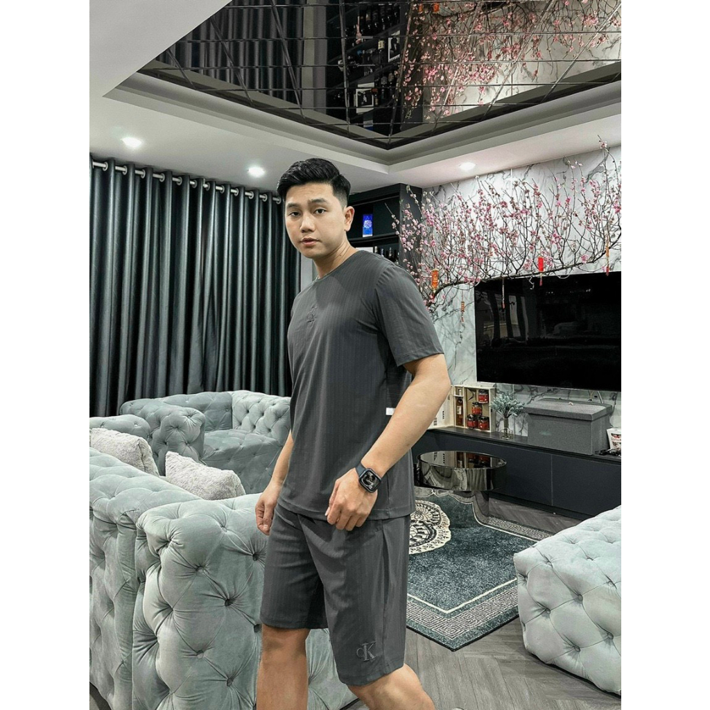 Bộ Thể Thao Calvin klein Jeans. Chất Vải Thể Thao Lạnh Co Giãn 4 Chiều. Không xù, Không Nhăn.HDM-6383