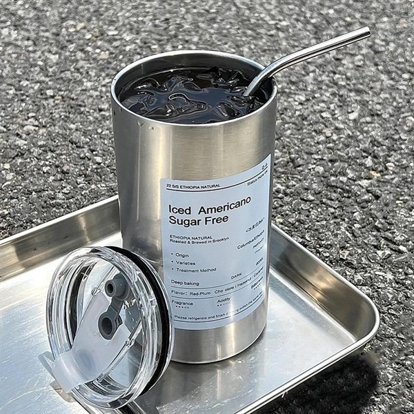 Ly Giữ Nhiệt Iced Americano Inox 304 Cao Cấp Không, Cốc Uống Nước Giữ Nhiệt Có Ống Hút | BigBuy360 - bigbuy360.vn
