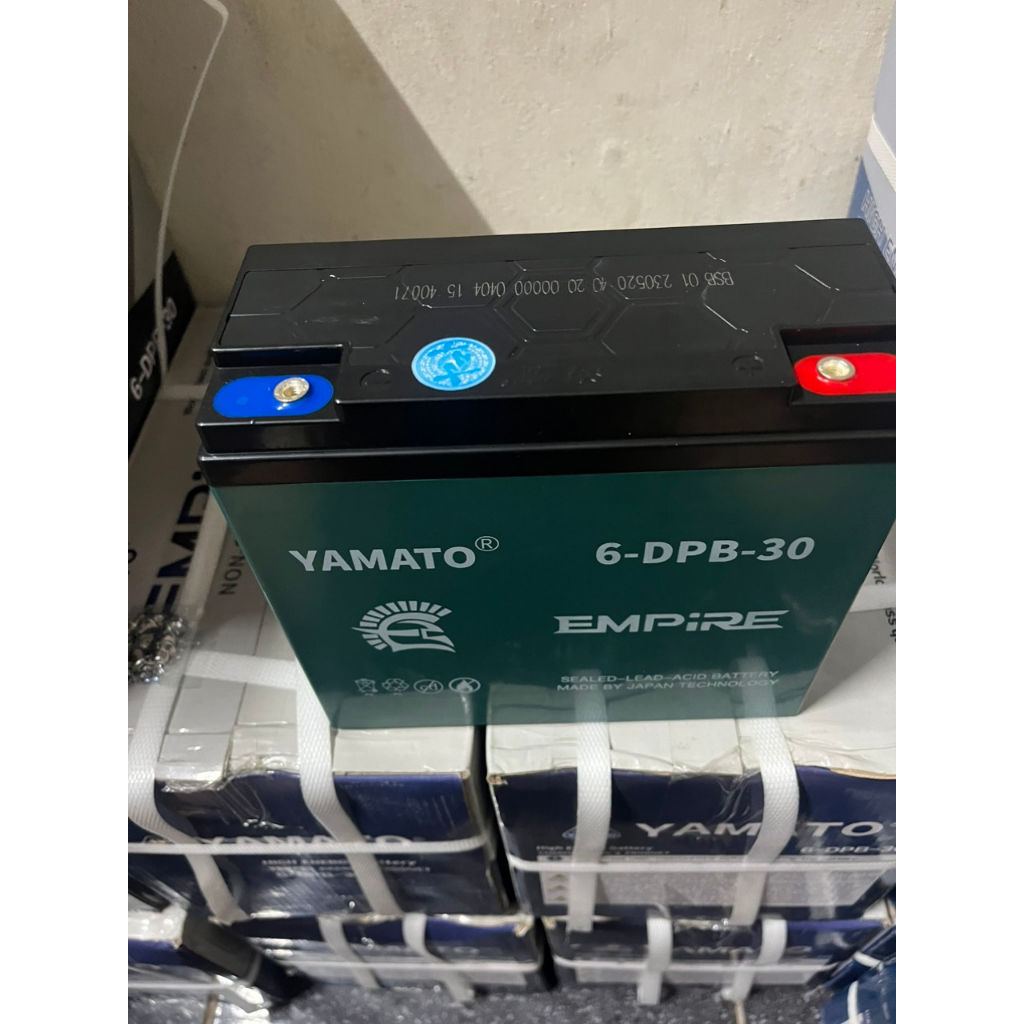 Ắc Quy khô 12v Xe Máy Điện yamato 12V-30AH, Ắc Quy dùng cho Loa Kéo, Năng Lượng Mặt Trời...