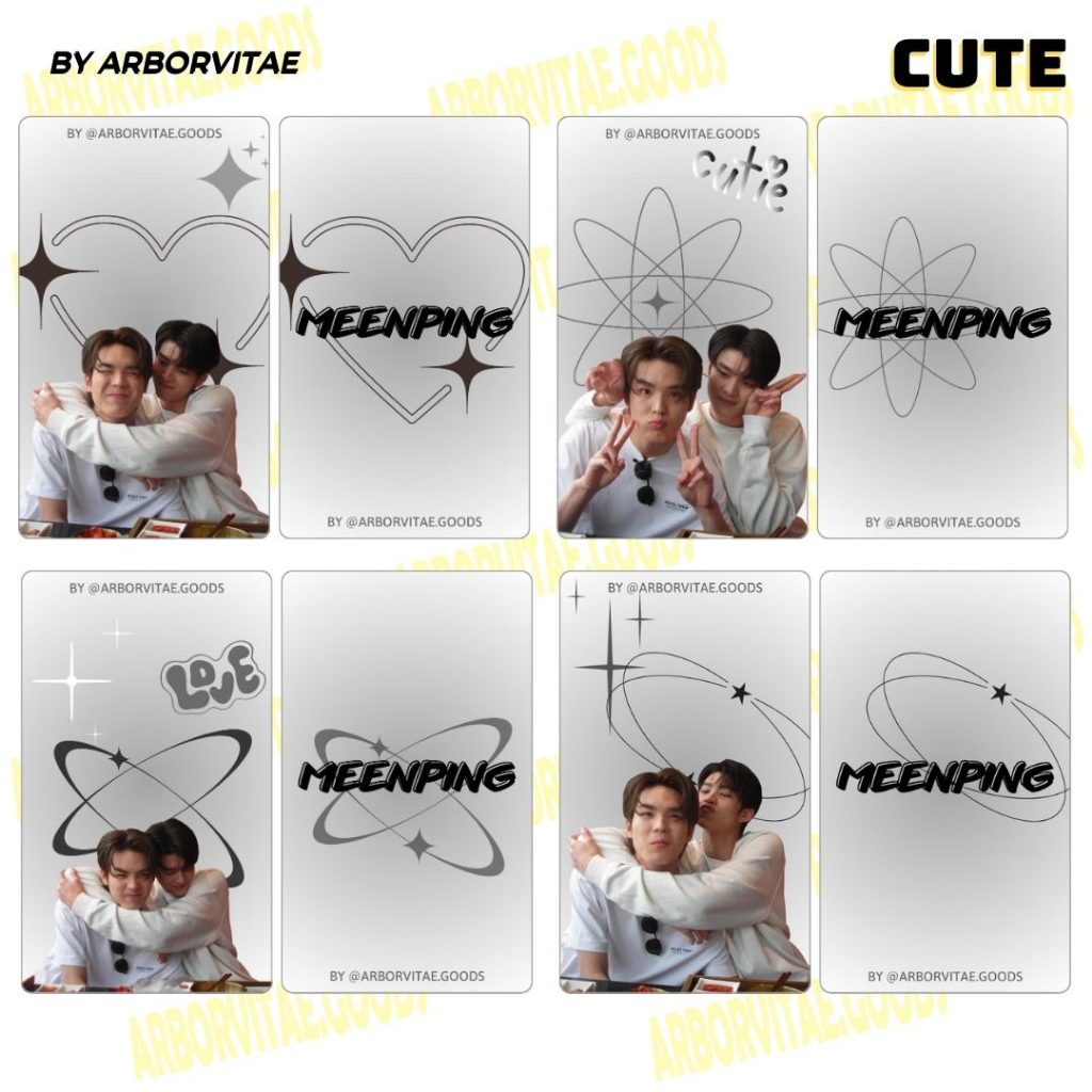 Set card "CUTE"  - MeenPing