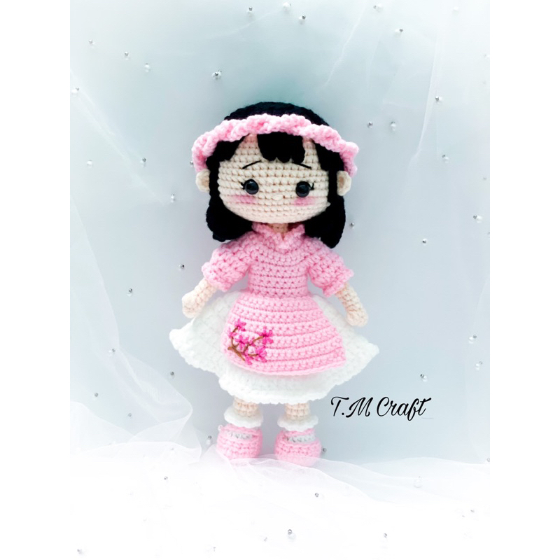 Búp bê áo dài xinh xắn len handmade