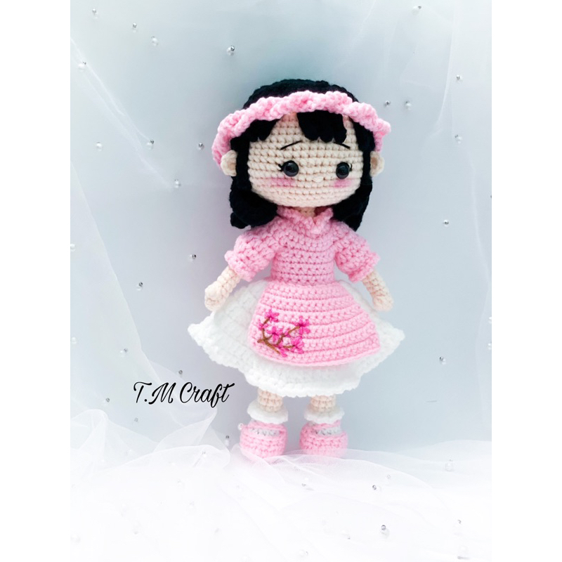 Búp bê áo dài xinh xắn len handmade