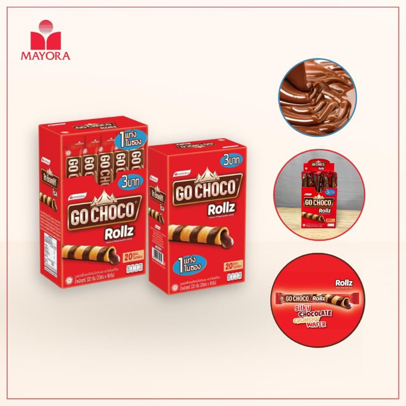 Bánh Quế Socola Go Choco Rollz