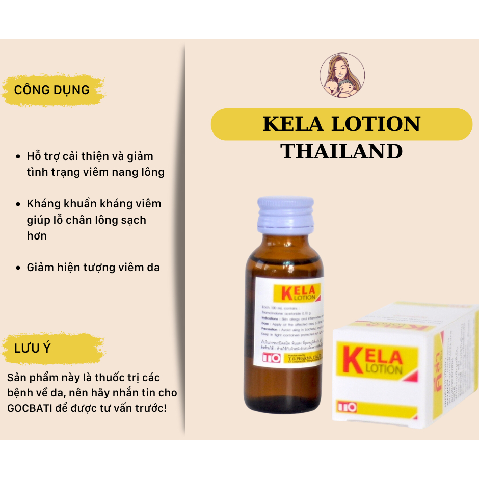 LỌ KELA LOTION THAILAND 30ML /CHÍNH HÃNG/