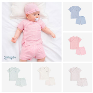Bộ quần áo ngắn tay cho bé trai, bé gái, bộ ngắn tay cài chéo Joyful BU Baby - BU Siro BSR130800 | Quần áo BU Baby