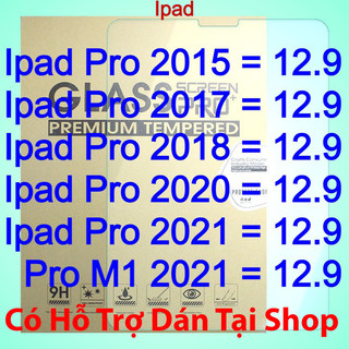 Kính cường lực webphukien cho ipad pro 2015/2017/2018/2020/2021/pro m1 2021 màn hình 12.9 in