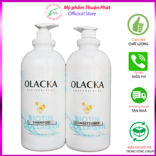 Dầu gội siêu mượt Olacka, hương nước hoa 2*2000ml