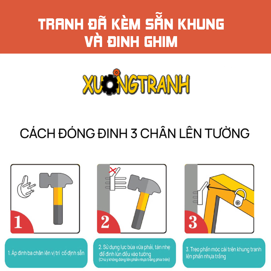 Tranh treo tường canvas 3 bức phong cách Bắc Âu 112, tranh Sài Gòn trang trí phòng khách, phòng ngủ, phòng ăn