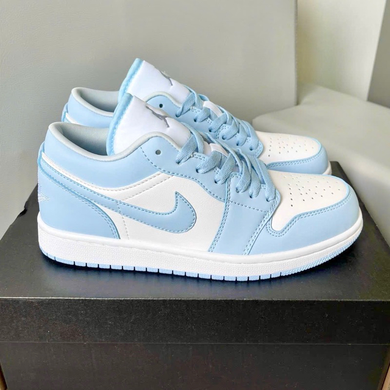 L Hàng Sẵn l Giày Thể Thao 𝐉𝐃𝟏 𝐋𝐨𝐰 𝐀𝐥𝐮𝐦𝐢𝐧𝐮𝐦 Xanh Trắng Bản SC Đẹp Nhất Thị Trường Full Bill Box