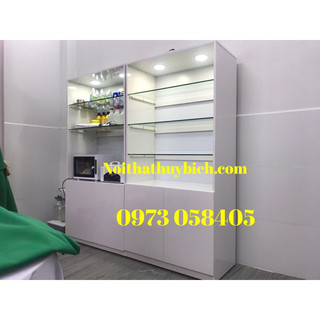 Tủ kệ trang trí,trưng bày sản phẩm có đèn