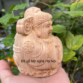 Tượng thần tài gỗ ngọc am (mẫu mới 2023)