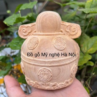 Tượng thần tài gỗ ngọc am (mẫu mới 2023)