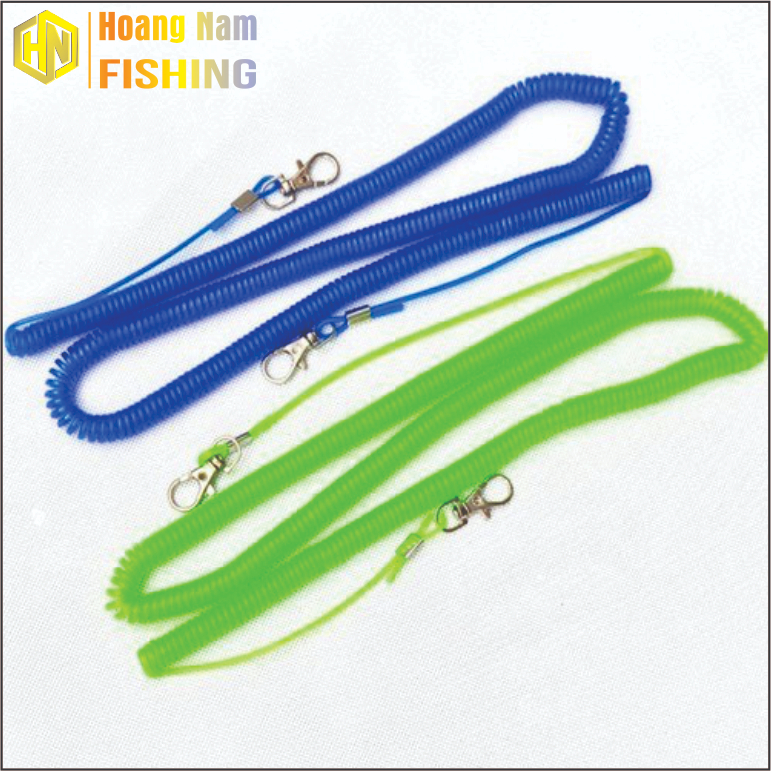 Dây bảo vệ cần câu tay, dây bảo hiểm lò xo câu cá giúp bảo vệ cần tránh rơi, tránh bị kéo đi 5m 8m 10m 15m 20m