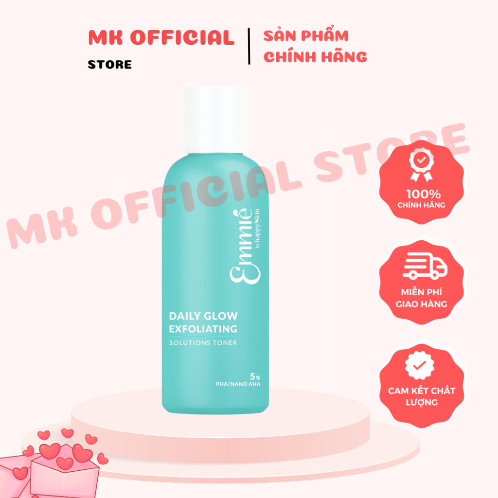 Dung dịch cân bằng da và tẩy tế bào chết hàng ngày 5% PHA/NANO AHA 50ml Emmié by HappySkin - MK OFFICIAL STORE