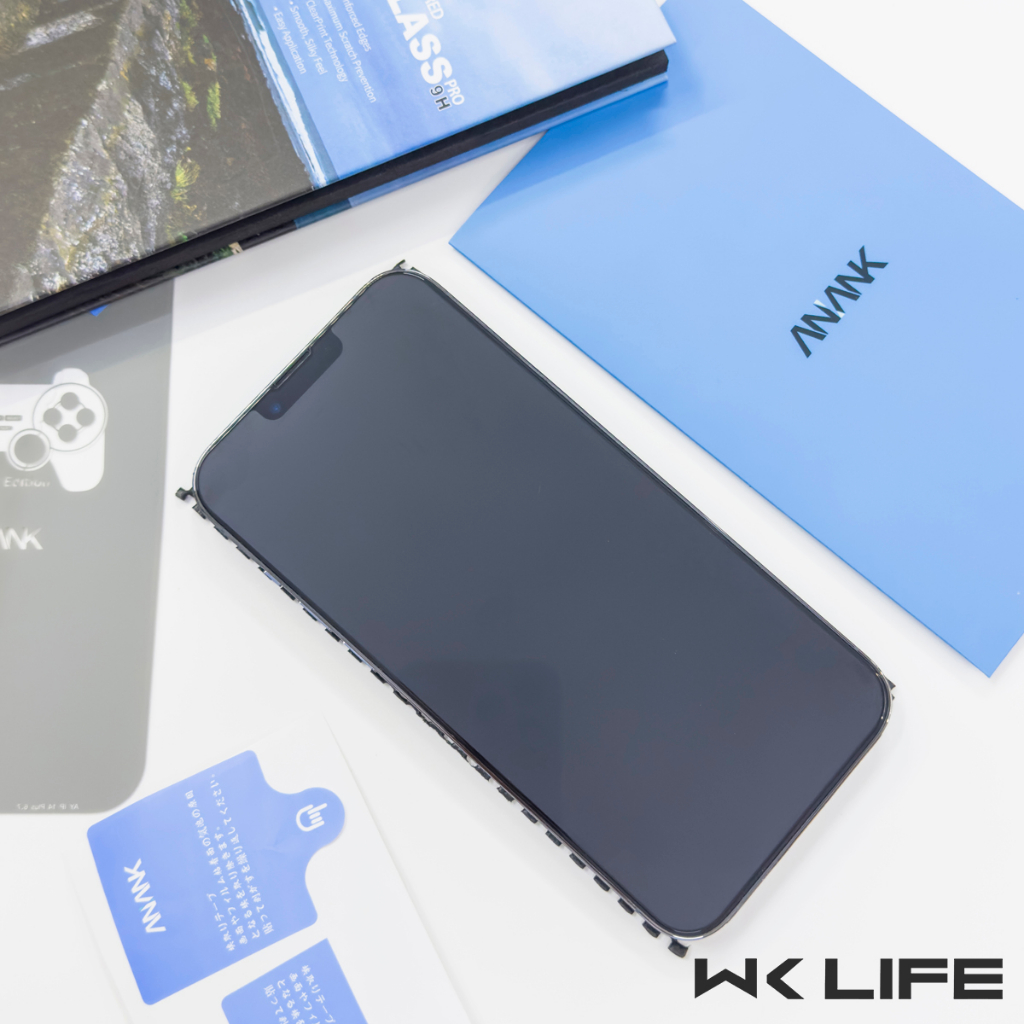 Cường lực ANANK Gamer 13/14/15 nhám chống vân tay full màn bo cạnh 2.5D