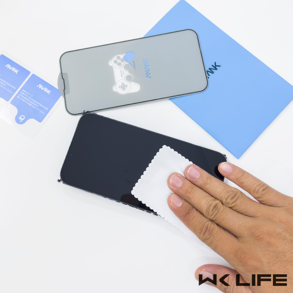 Cường lực ANANK Gamer 13/14/15 nhám chống vân tay full màn bo cạnh 2.5D