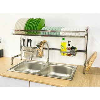 [ bán giá sỉ ] kệ chén đa năng bằng 100% inox cao cấp, kệ chén thông minh trên bồn rửa