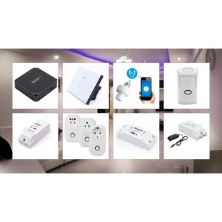 Ổ Cắm Điện , Công tắc Wifi Thông Minh Điều Khiển qua wifi app  EWeLink SONOFF