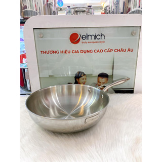 Chảo inox liền khối sâu lòng elmich size 28cm
