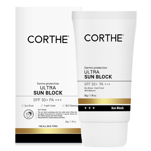 Kem Chống Nắng Vật Lý Corthe Dermo Protection ULTra Sun BLock SPF 50+