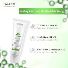 [Mã COSBAUH3 giảm 8% đơn 300K] Kem dưỡng ẩm BABE Stop AKN Mattifying Moisturiser
