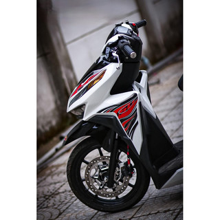Tem rời vario lửa full trắng đỏ mới