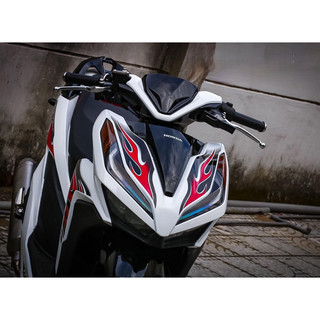 Tem rời vario lửa full trắng đỏ mới