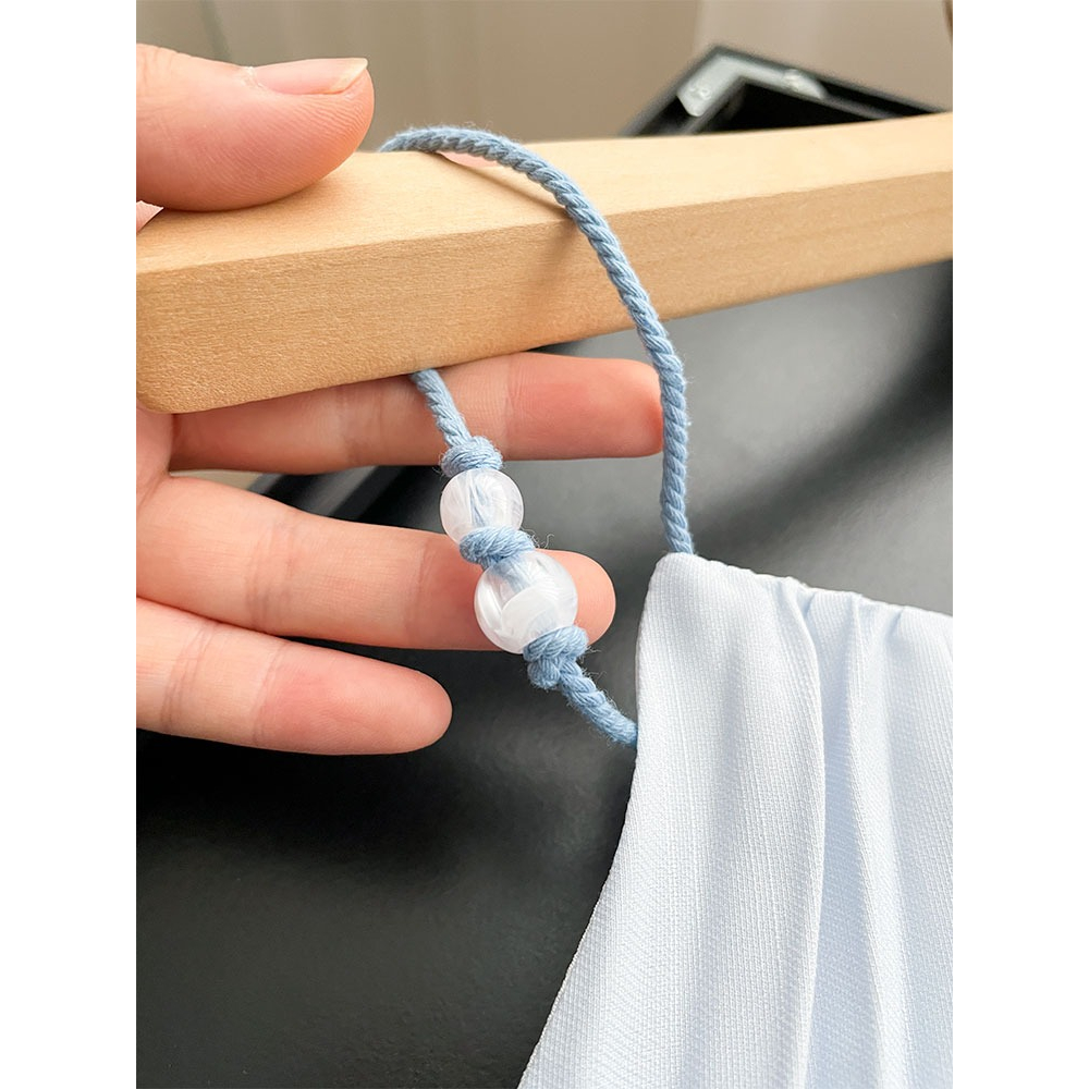 Z554 Váy 2 dây phối màu xuất dư của ELFSLACK