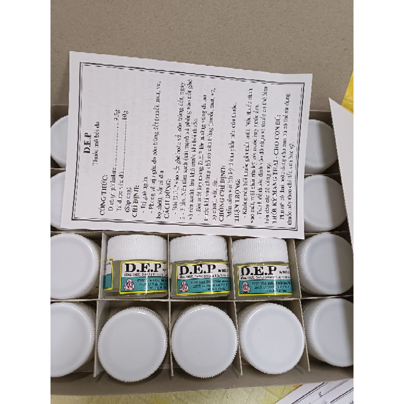 D.E.P mỡ bôi da