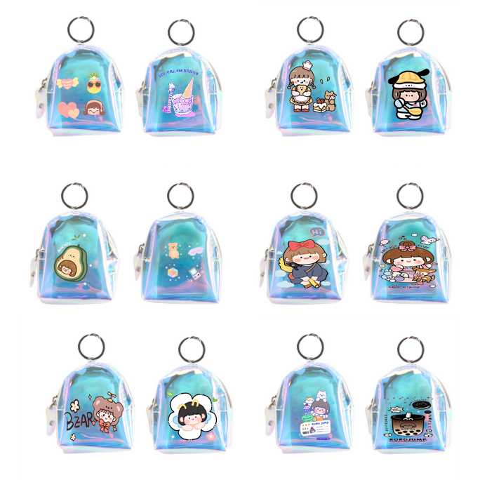 Móc khoá balo hologram jinbeisan hoàng thượng mèo MKH4 thỏ gấu cherry berry roro jump usagyuuun công chúa hoạt hình