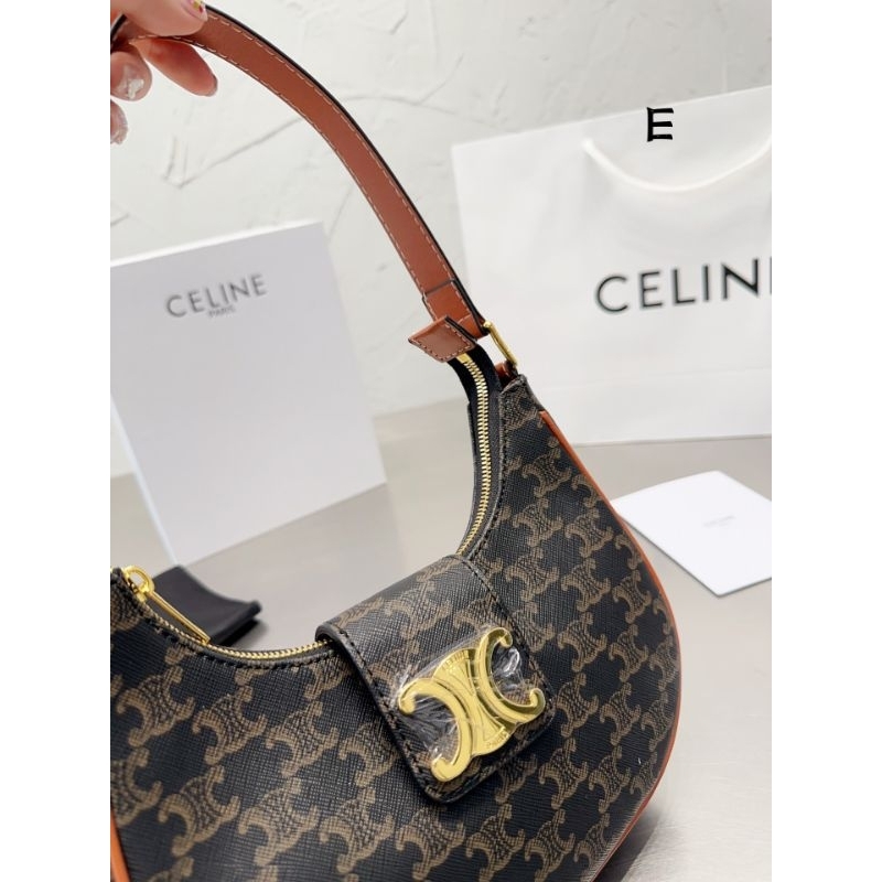 Túi xách nữ C.E Eca chất dày dặn sz24cm miệng túi kéo khóa fullbox