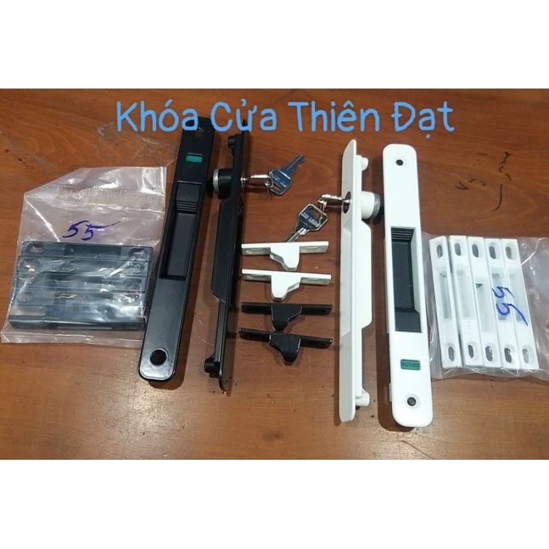 Khóa Sập Có Chìa - Khóa Sập 2 Mặt Cửa Lùa Hệ 55/ 93