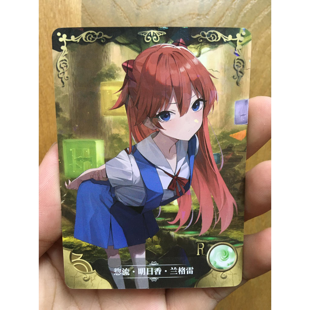 (Rain15) Thẻ bo góc nhân vật Asuka Shikinami Langley – Neon Genesis Evangelion NS-02-M09 – R