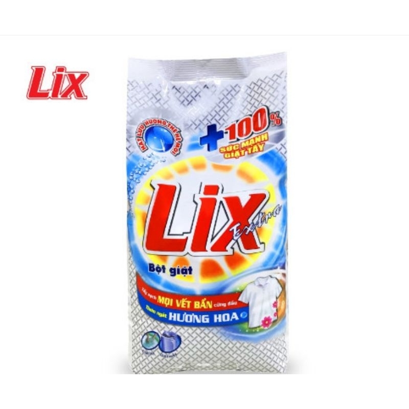 Bột giặt Lix Extra hương hoa 2kg - Tẩy sạch vết bẩn cực mạnh