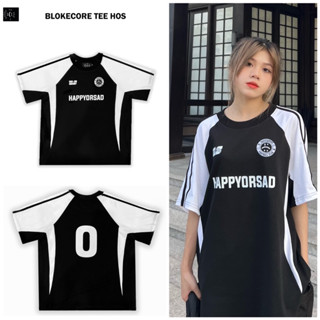  Áo Thun Blokecore HAPPYORSAD Football CLub    Tee FC HOS - Tay lỡ   