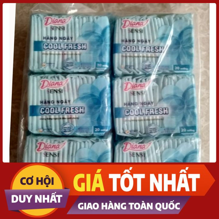 Băng Vệ Sinh Hằng Ngày Diana Sensi Siêu Tiện Lợi Dùng Hằng Ngày Và Cho Cuối Chu Kỳ Cực Tiện lợi Cực