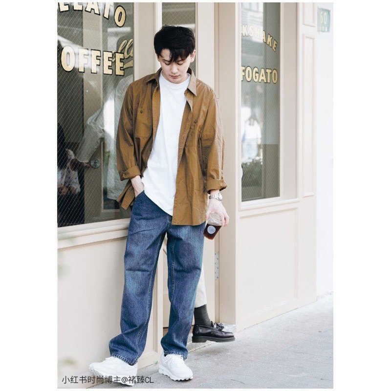 Áo Sơmi Denim Linen Uniqlo vnxk, dày dặn