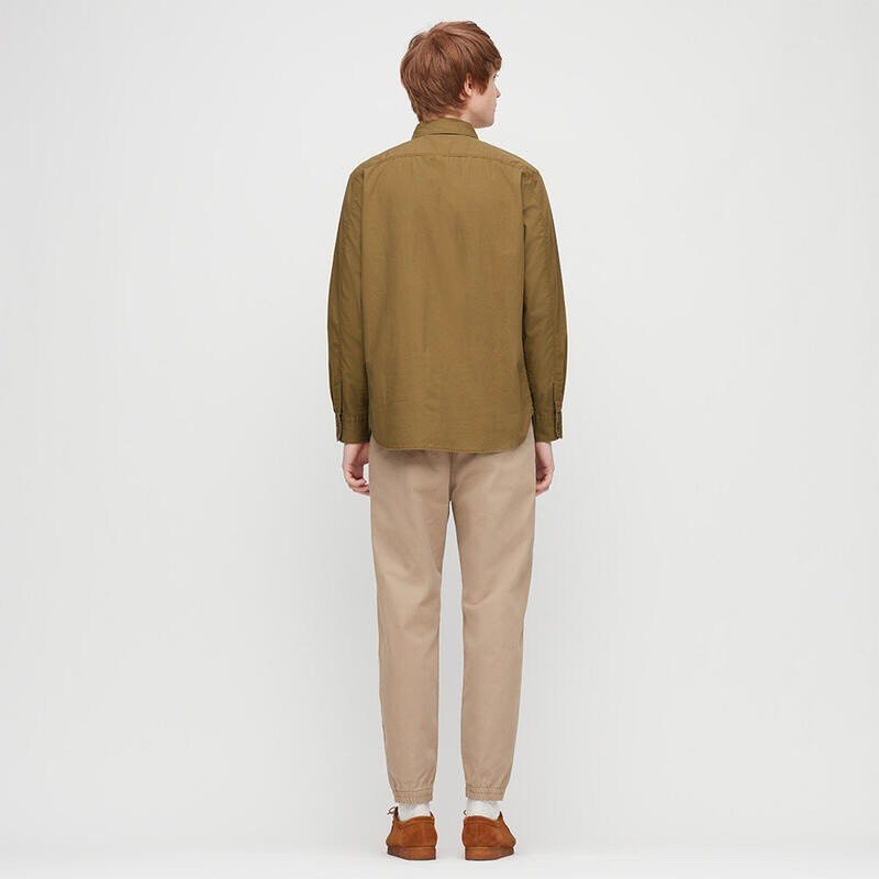 Áo Sơmi Denim Linen Uniqlo vnxk, dày dặn