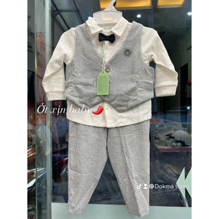 🌶 🌶 🌶 ( GOODMAMA )bộ set công tử bé trai 3 chi tiết