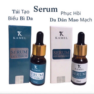 Serum phục hồi da giãn mao mạch & serum tái tạo biểu bì da karmel