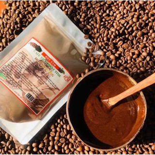 Bột Tắm Trắng Cafe Than Hoạt Tính Hoa Sen Vàng 300g + [Tặng B1+ thìa]