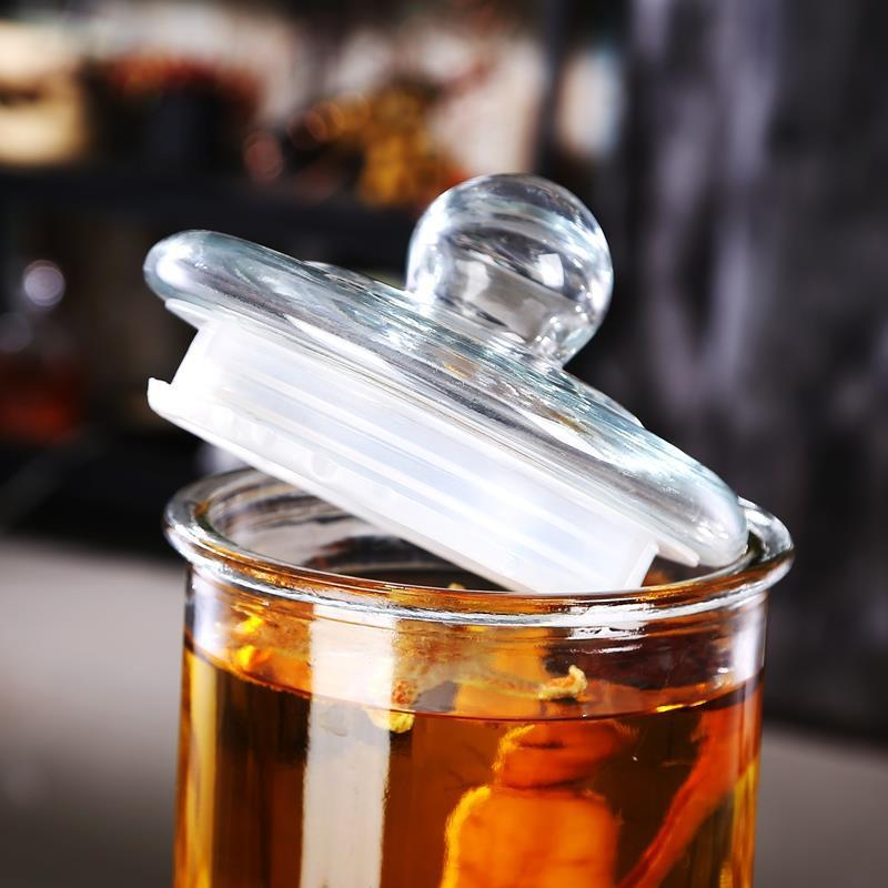 Bình thủy tinh ngâm rượu, bình ngâm rượu dáng trụ dung tích 6 lít – 10 lít