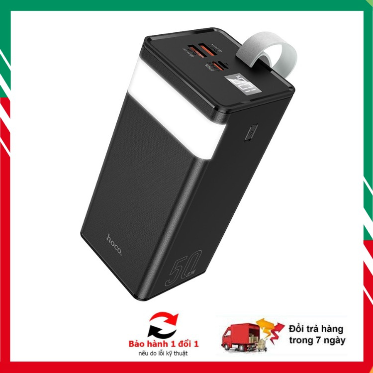 🚀CHÍNH HÃNG HOCO🚀Pin/Sạc Dự Phòng J86A 50000mAh Sạc Nhanh 3.0 / 2.0 ,3.0 4  Cổng Sac Có Màn Hình và Đèn Pin BH12T