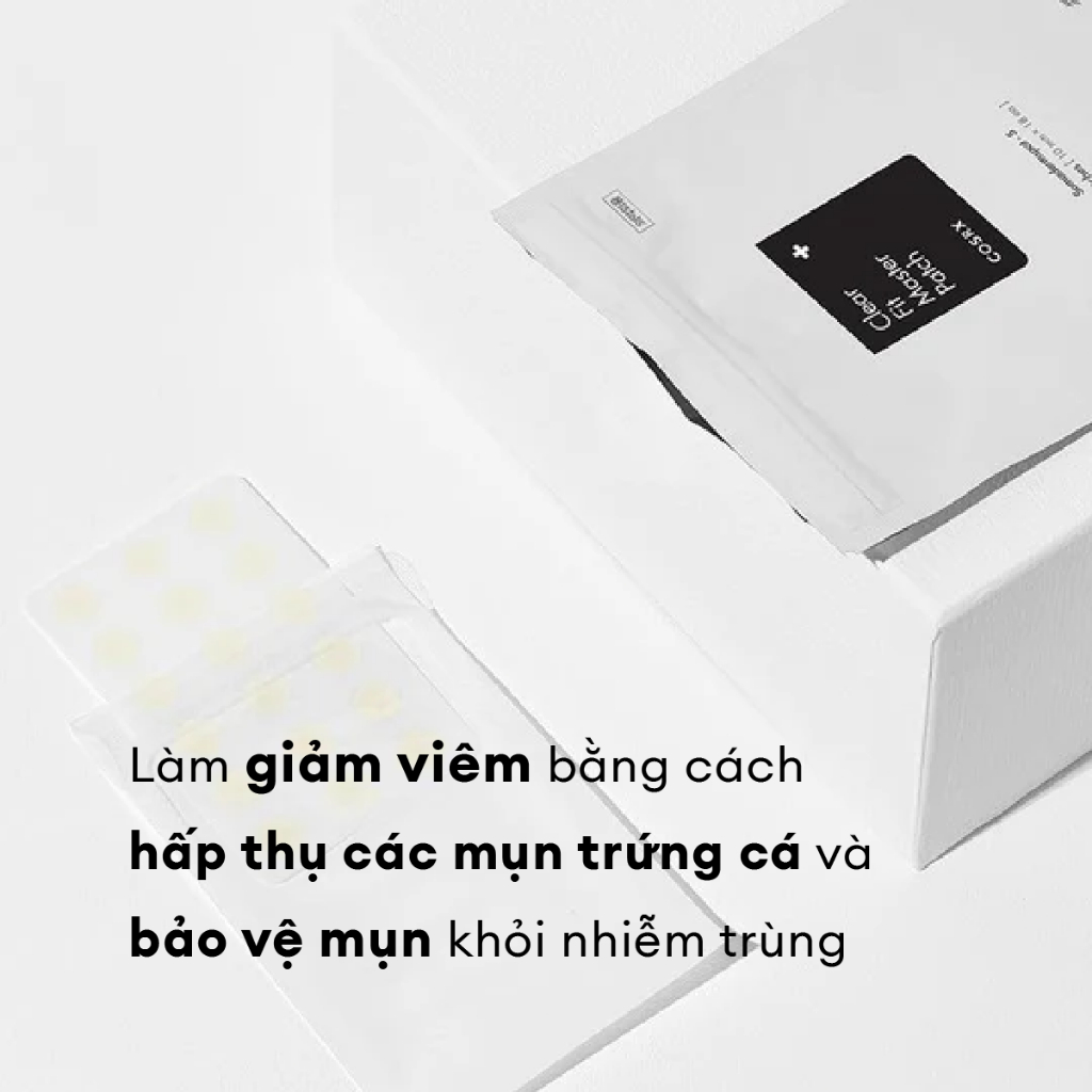 Combo 2 Miếng dán mụn COSRX Clear Fit Master Patch 18 miếng/gói