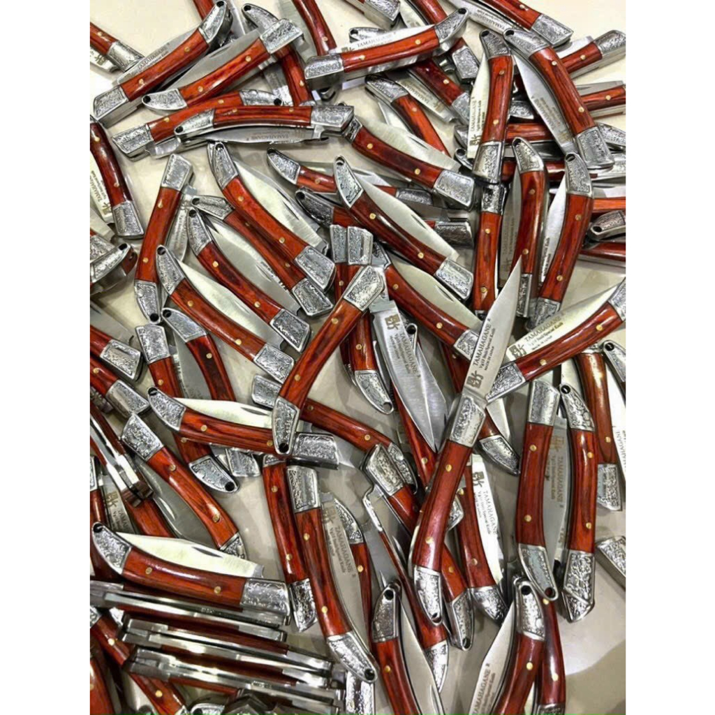 Dao Xếp Móc Khoá Mini Ghép Cành , Điều Khắc 140mm Made In JAPAN