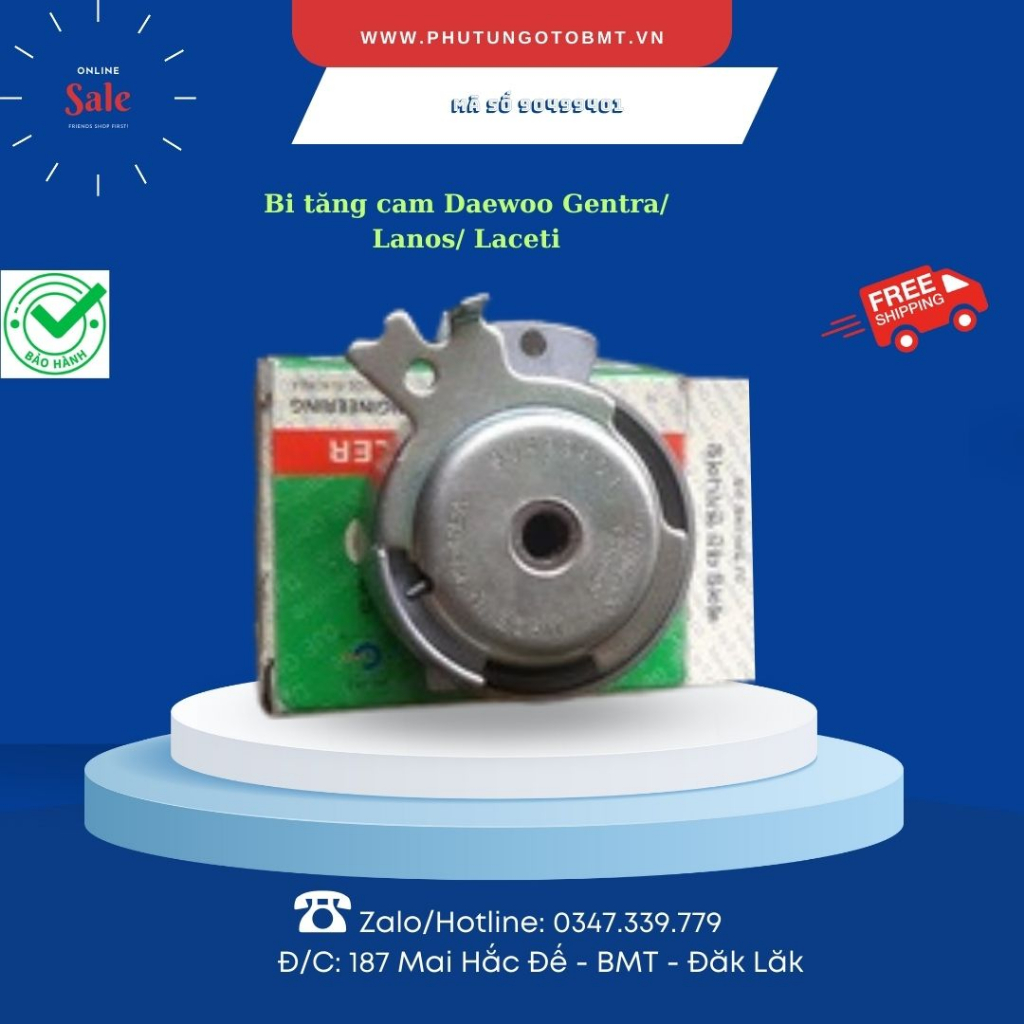 Bi tăng cam Daewoo Gentra/ Lanos/ Laceti, hàng Djeng (Hàn Quốc). Mã số 90499401