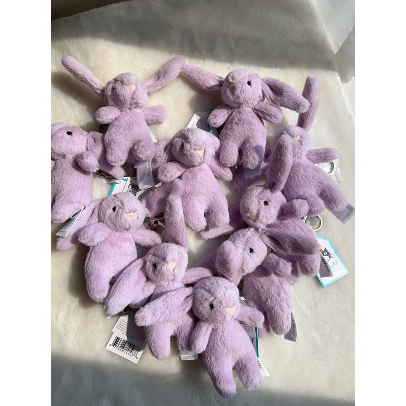 Jellycat Lavender Bunny Bagcharm chính hãng