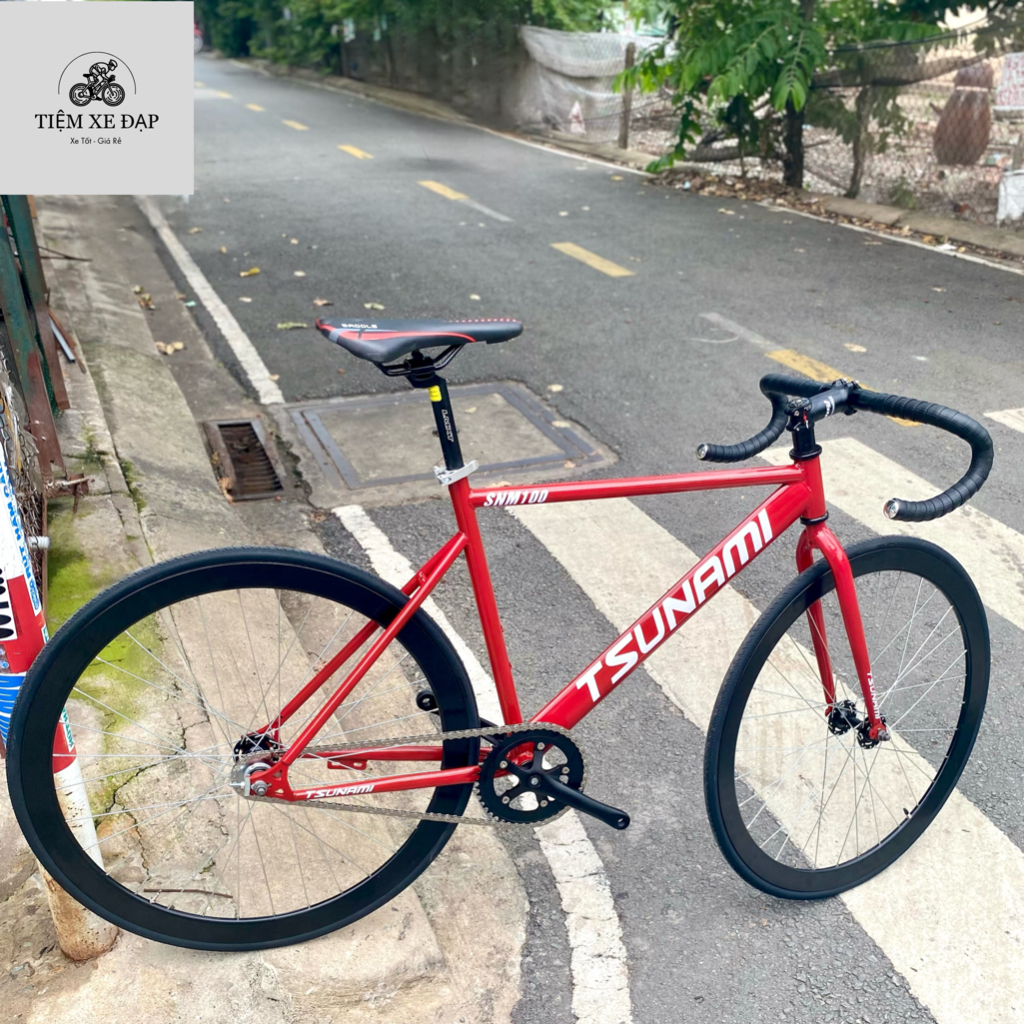 Xe Đạp Fixed Gear Tsunami SNM100 Red