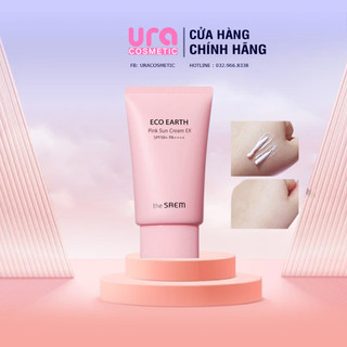 Kem chống nắng nâng tone da The Saem Eco Earth Power